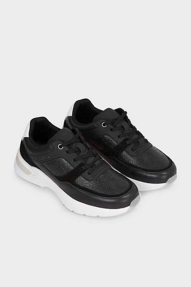 Kalın Tabanlı Deri Sneaker Ayakkabı HW0HW018690GQ  AYAKKABI HW0HW01869 0GQ - 2