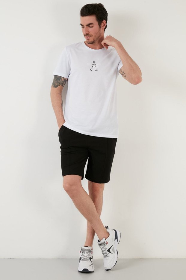 Cotton Pocketed Waistband Men's Short 6142001
