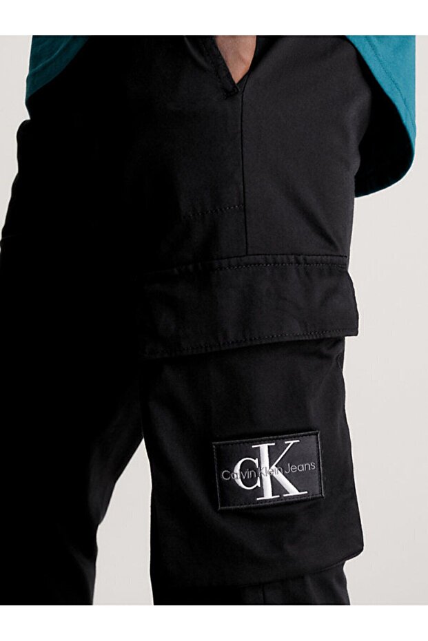 Erkek Skinny Washed Cargo Pantolon - 5