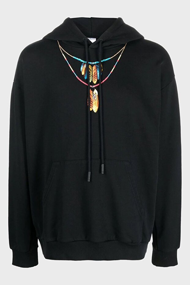 Pamuklu Oversize Kapüşonlu Sweat Erkek SWEAT CMBB040C99FLE0021025 - 5