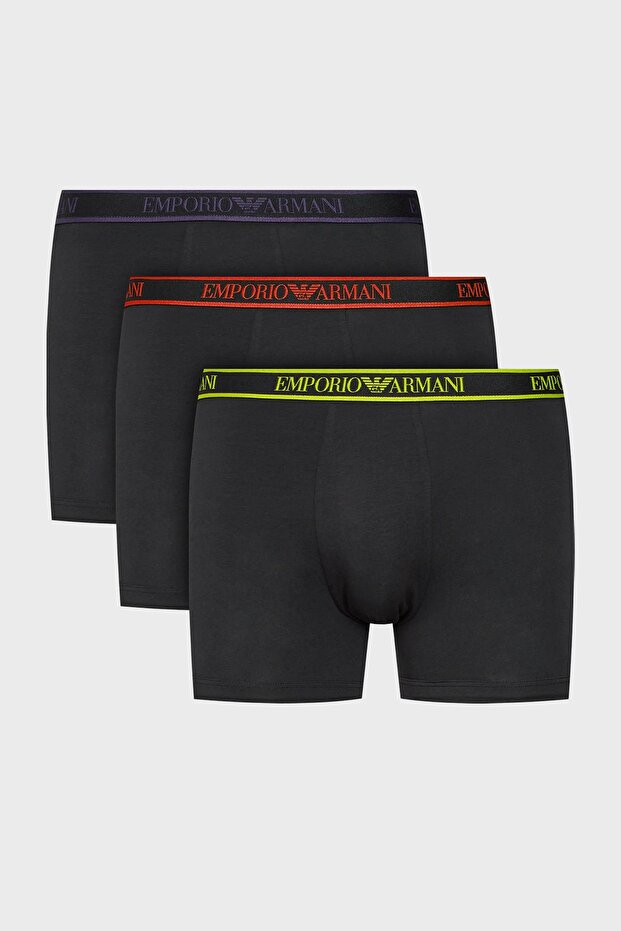 i Cotton Stretchy 3 Pack Boxer Shorts for Men BOXER 111473 3F717 29821
