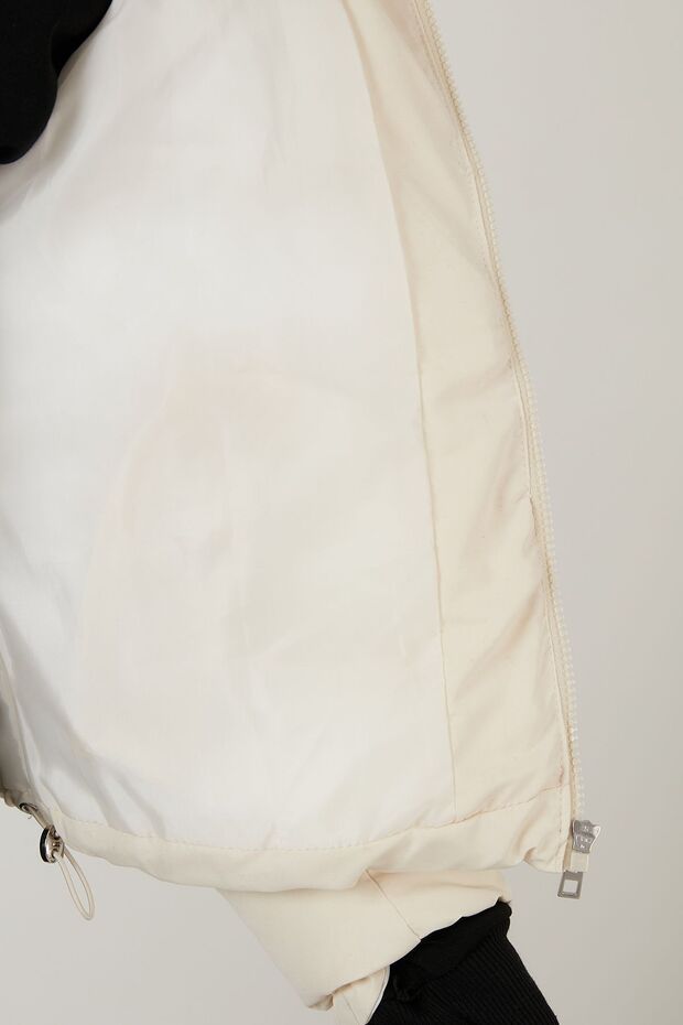 Dik Yaka Cepli Şişme Kısa Mont Mont 6020045 - 5