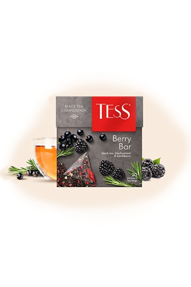 Berry Bar frenk üzümü ve böğürtlen poşet çayı - 2