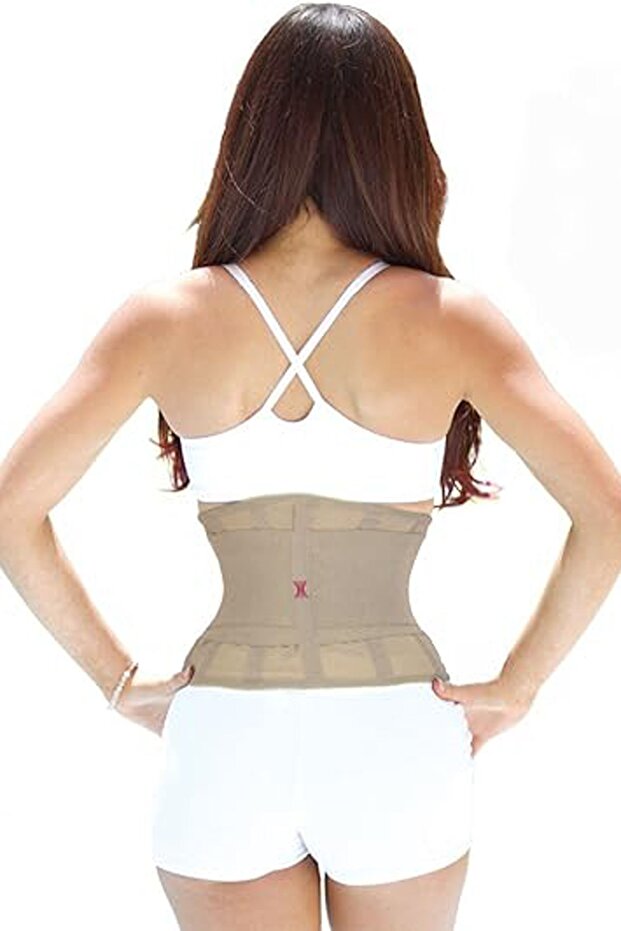 Göbek Bel Basen Korse Krem - 2