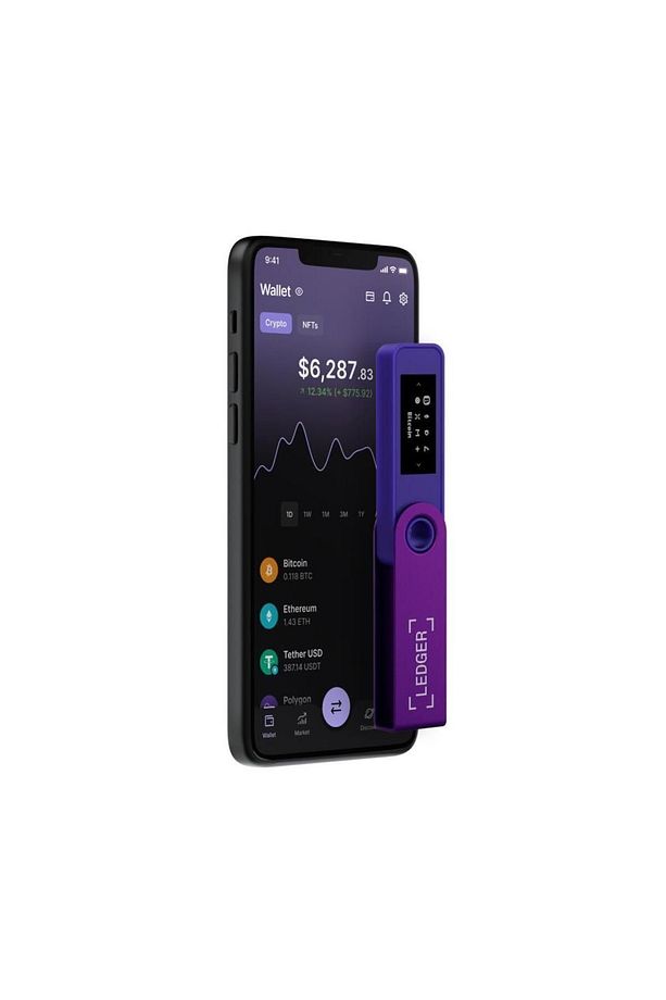 Nano S Plus Ametist Moru Kripto Donanım Cüzdanı - 4