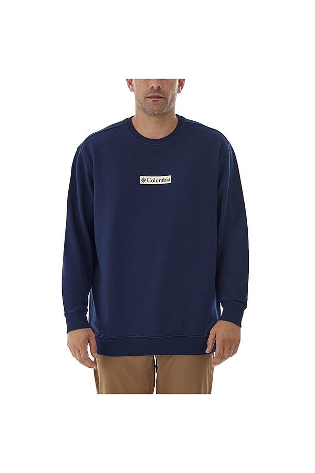 CSC Framed Puff Erkek Sweatshirt Koyu Lacivert CS0381-466 - 3