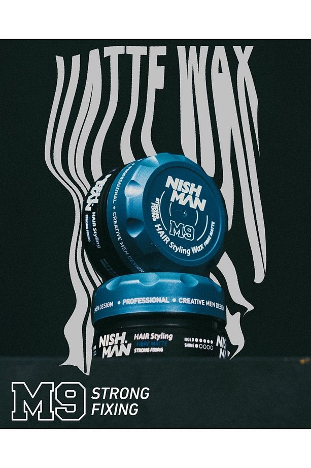 M9 Güçlü Sabitleme Mat Wax -kısa Ve Dalgalı Saçlar Için Esnek Fiber Saç Şekillendirici 100 ml - 3