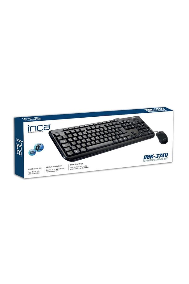 Imk-374u Q /usb Multimedia Kablolu Klavye Mouse Seti - 5