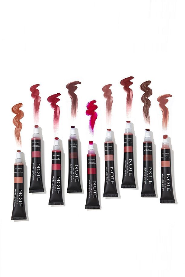Mineral Matte Lip Cream Yarı Mat Bitişli Likit Ruj 06 Go Red - Kırmızı - 6