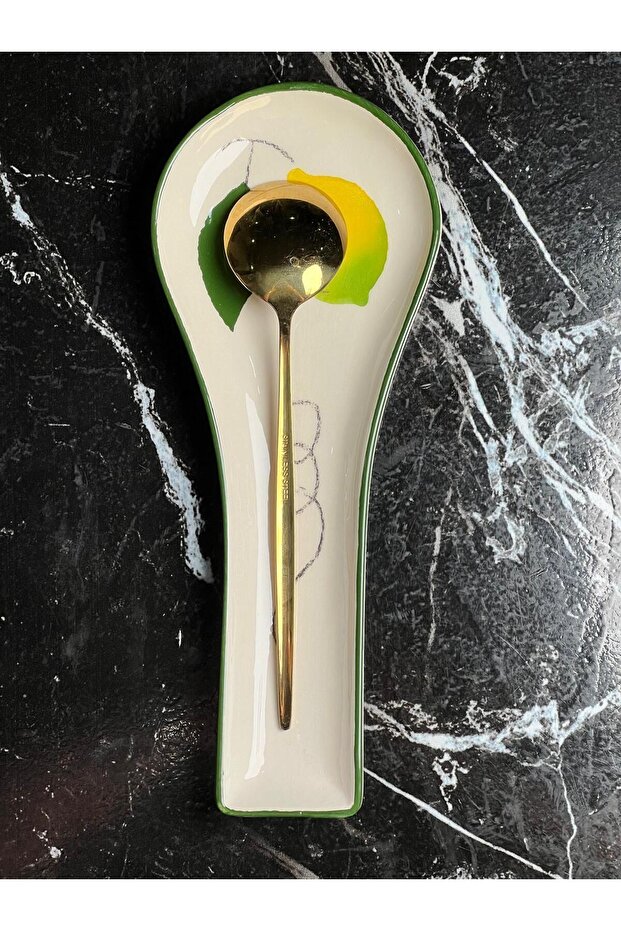 ملعقة سيراميك موديل ليمون - قاعدة ملعقة - 1