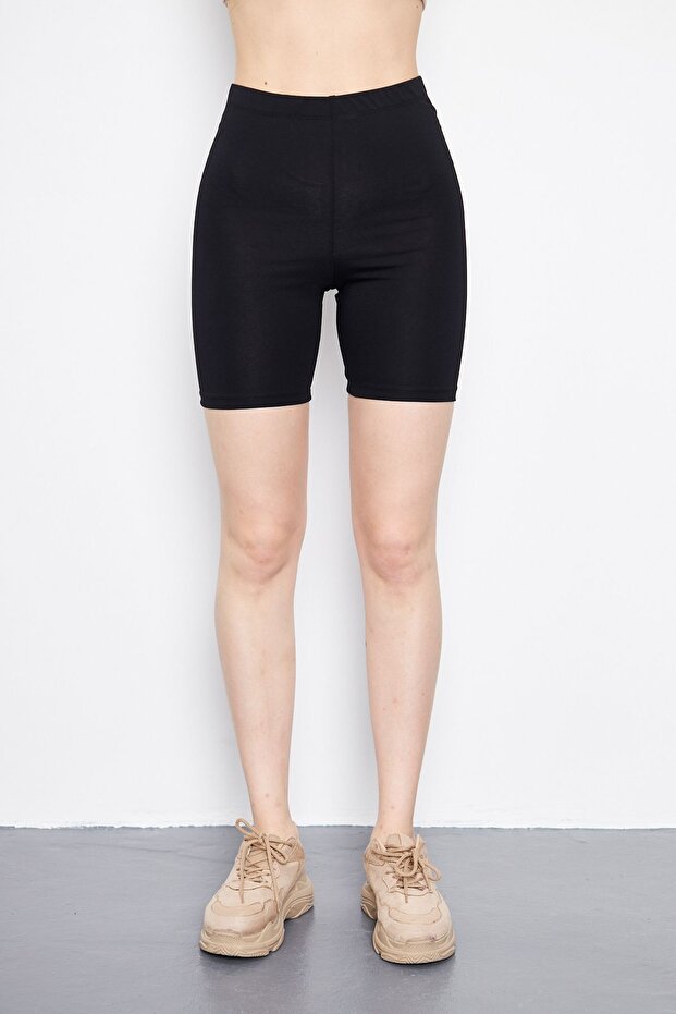 Cotton Kids Shorts Boy Short Tights Black