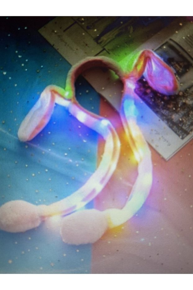 Luminous Movable Rabbit Ear Plush Crown