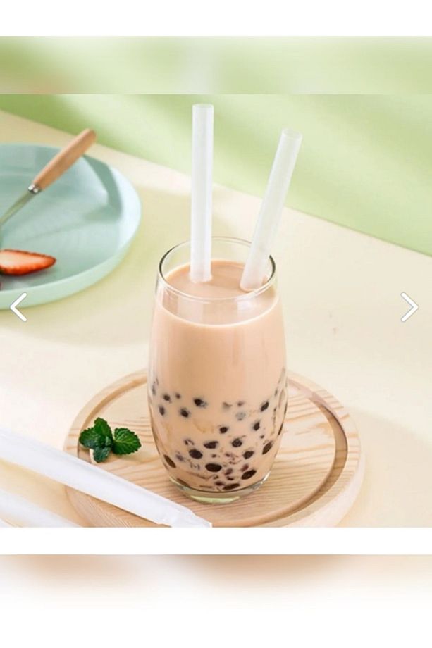 Bubble Tea Pipet 100lü 22 Cm Kalın Pipet - 3