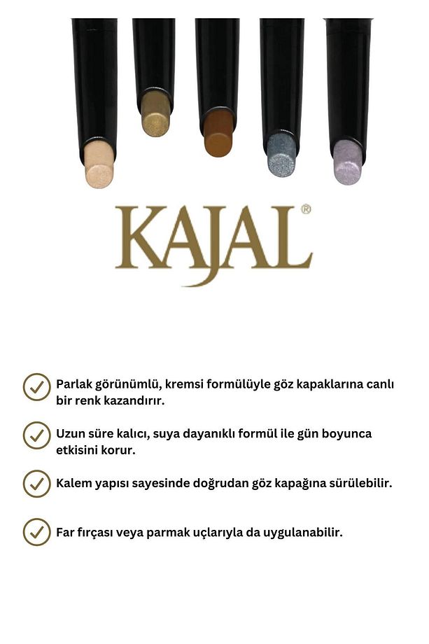 Suya Dayanıklı Kremsi Yapıya Sahip Granit Gri Göz Farı & Stick Eyeshadow No:800 - 4
