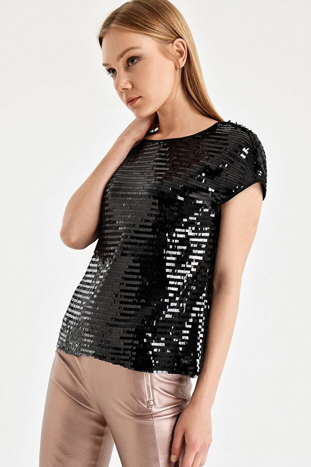 Kadın Siyah Bluz - 6