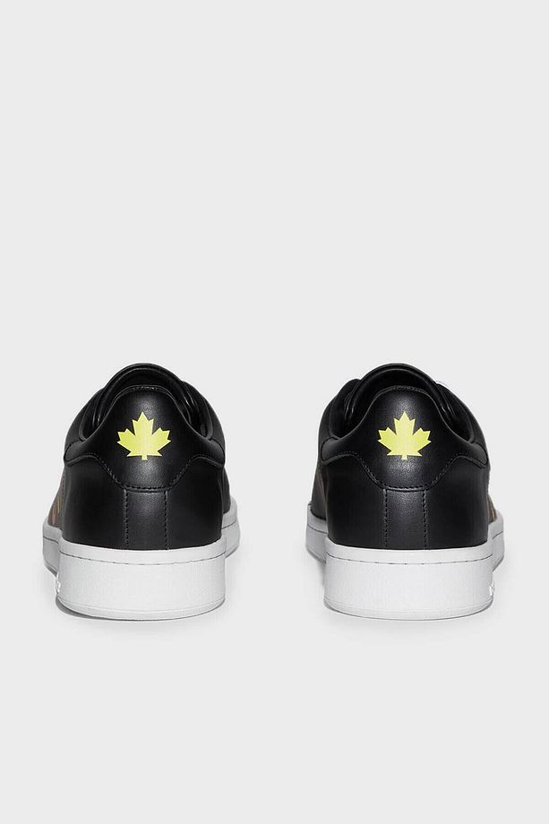 Logolu Hakiki Deri Sneaker Ayakkabı Erkek AYAKKABI SNM017501 506232 2124 - 2