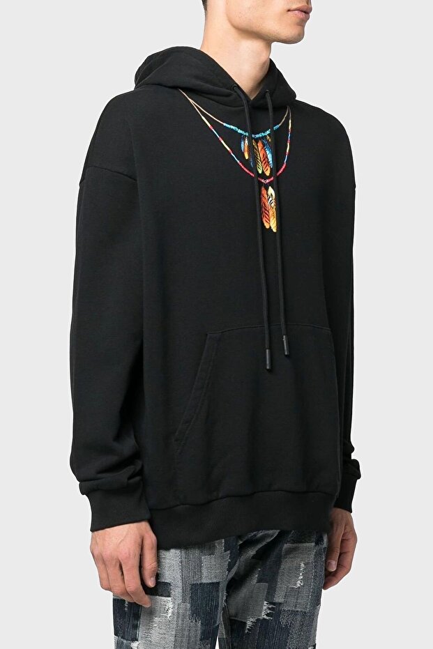 Pamuklu Oversize Kapüşonlu Sweat Erkek SWEAT CMBB040C99FLE0021025 - 1