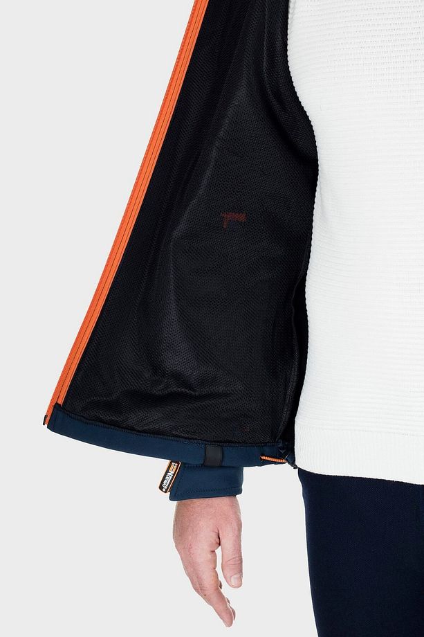 Rüzgara Ve Suya Dayanıklı Çıkarılabilir Kapüşonlu Softshell Mont Erkek Mont Take - 6