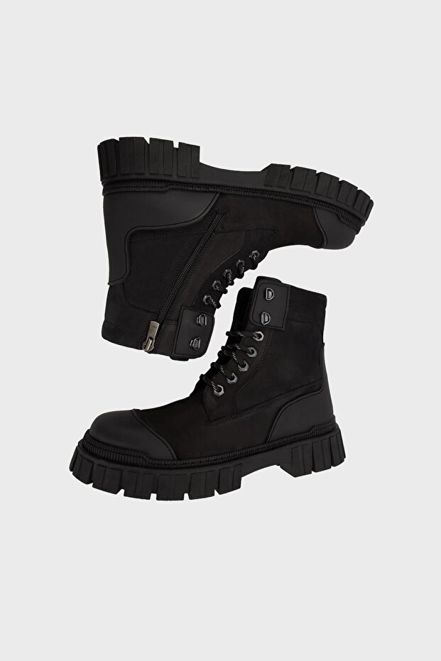 James & Franco Fermuarlı Nubuk Deri Bot Erkek BOT 5409312T - 5