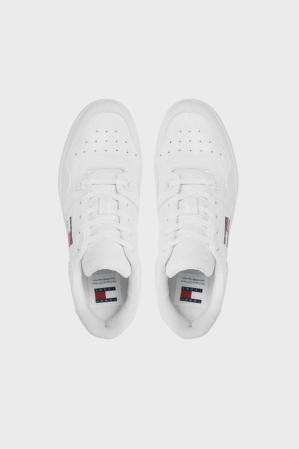 Retro Deri Sneaker Ayakkabı Erkek AYAKKABI EM0EM01395 YBR - 5