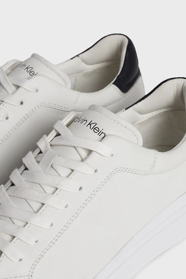 Logolu Deri Sneaker Ayakkabı Hm0hm010160k9 Erkek Ayakkabı Hm0hm01016 0k9 - 7