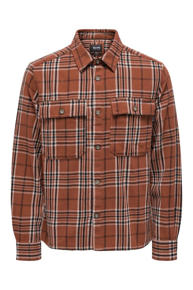 Onsscott Plaid Cotton Comfortable Cut Shirt Men's SHIRT 22025629