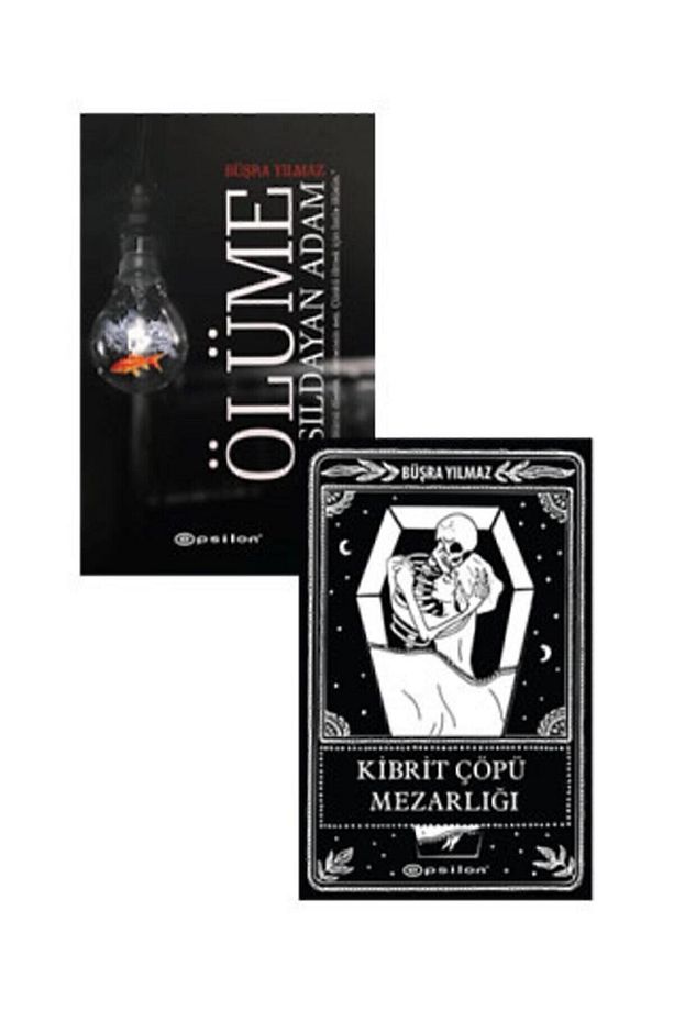 Ölüme Fısıldayan Adam - Kibrit Çöpü Mezarlığı 1-2 / Büşra Yılmaz / Karton Kapak 2'li Set - 1