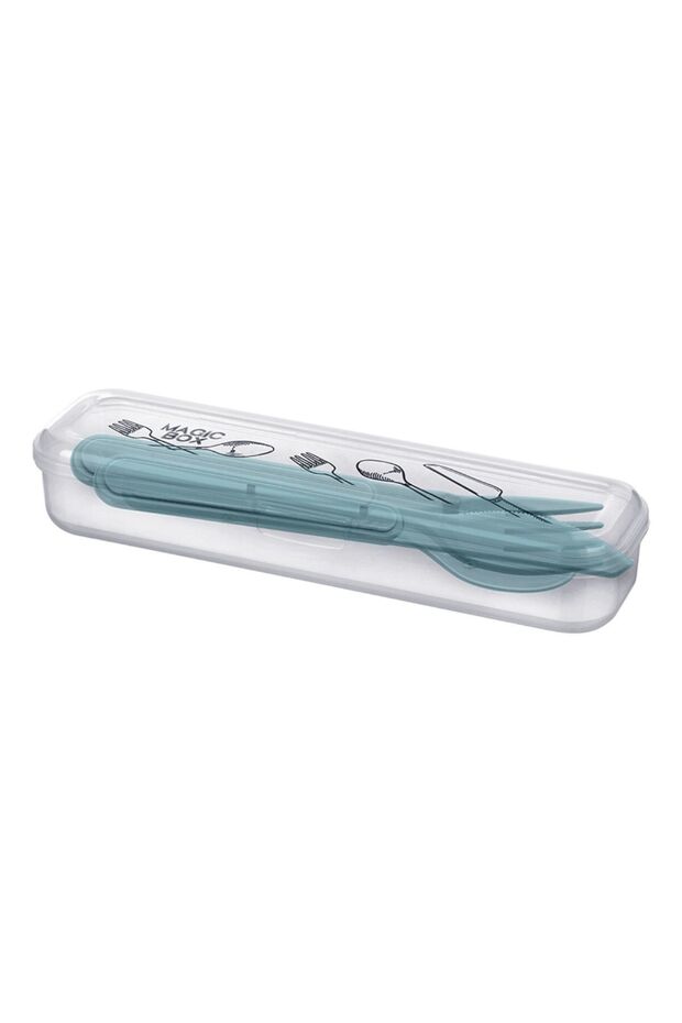Hygienic Plastic Picnic Type - Fork Spoon Knife Set, Self Boxed - 3