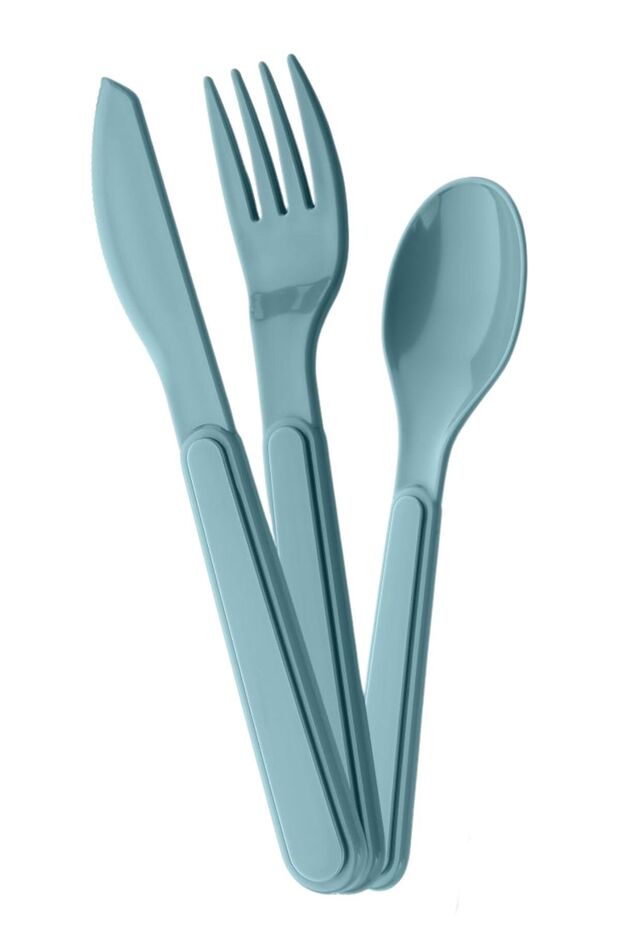 Hygienic Plastic Picnic Type - Fork Spoon Knife Set, Self Boxed - 5