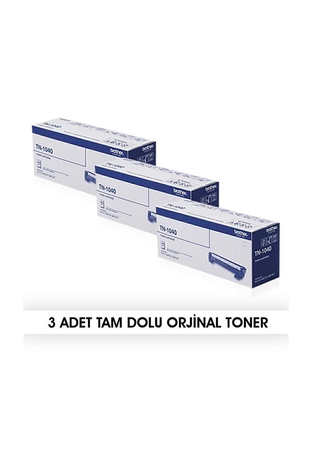 3 Adet  Tn-1040 Orjinal Toner- Hl-1111 / Dcp-1511 /mfc-1811 / Mfc-1815 - Kutusuz - 1