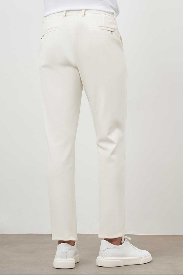 Erkek Ekru Jogger Dynamic Fit Spor Pantolon - 5
