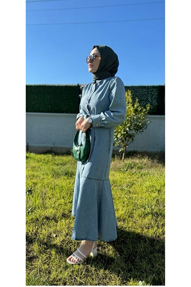 Denim Elbise - 4
