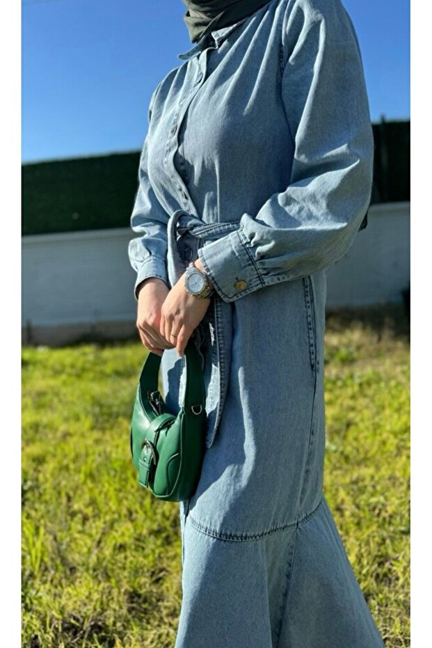 Denim Elbise - 1