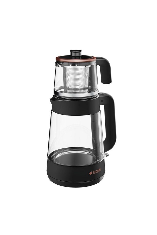 220 - 240 V Cm 6964 S Resital Siyah 1900 W Cam Demlikli Çay Makinesi Cam Siyah C / F Modern 50 Hz / - 2