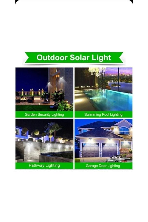 Sensörlü Solar Duvar Lambası - 5