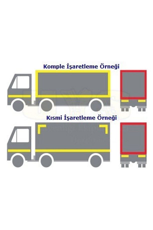 983-72 Kırmızı Reflektif Şerit Bant 55 Mm X 50 Mt - 2