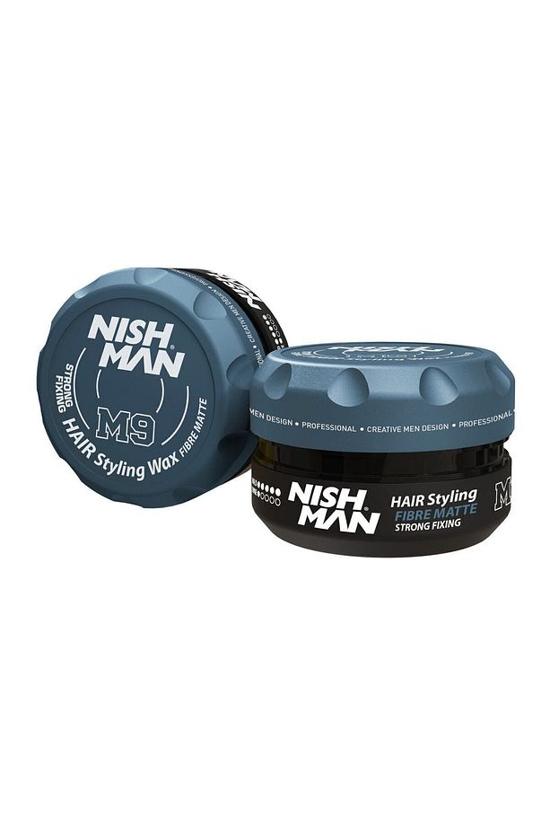 M9 Güçlü Sabitleme Mat Wax -kısa Ve Dalgalı Saçlar Için Esnek Fiber Saç Şekillendirici 100 ml - 1