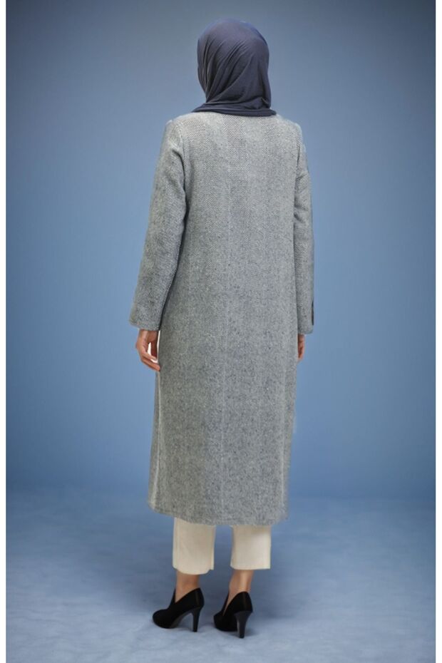 Houndstooth Patterned Winter Cap - 4