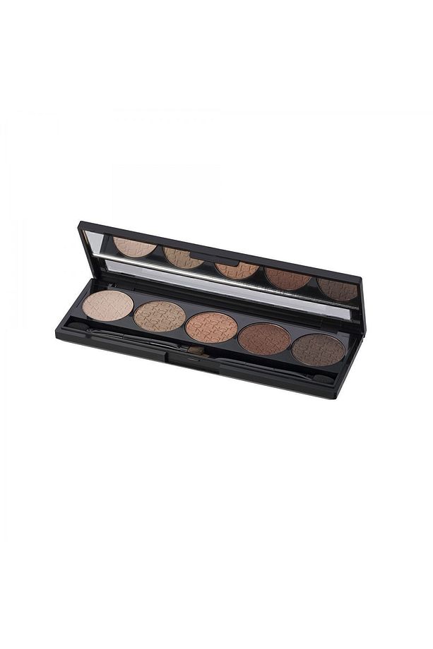 Professional Eyeshadow Mat Ve Işıltılı Toz Göz Far Paleti - 104 Glowing Nudes - 6