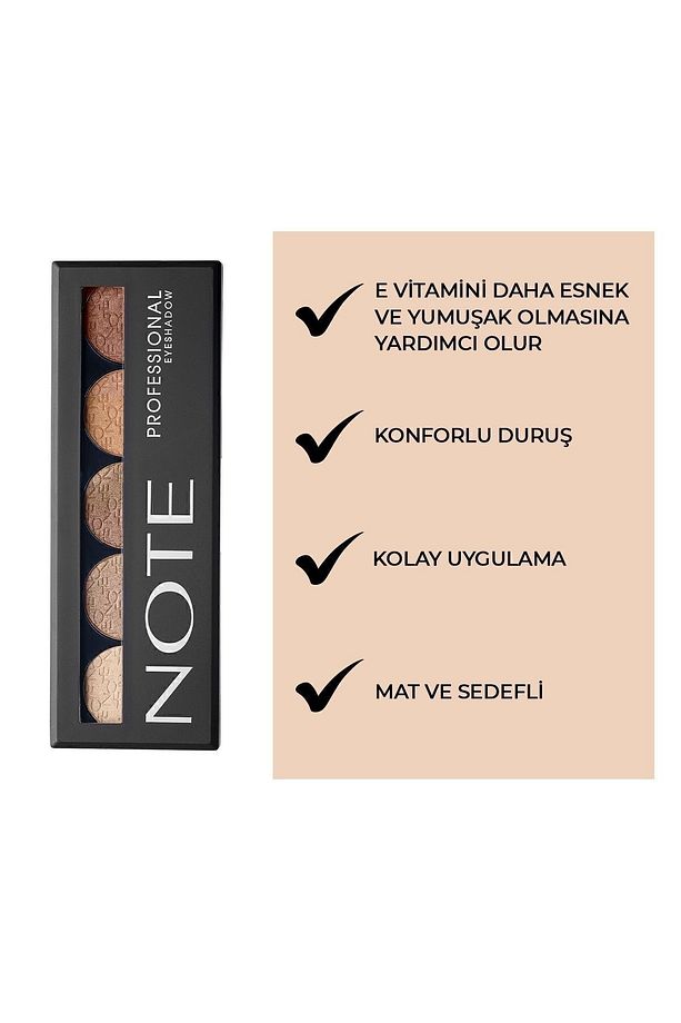 Professional Eyeshadow Mat Ve Işıltılı Toz Göz Far Paleti - 104 Glowing Nudes - 2