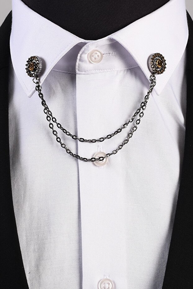 Gömlek Yaka Iğnesi Bal - 2