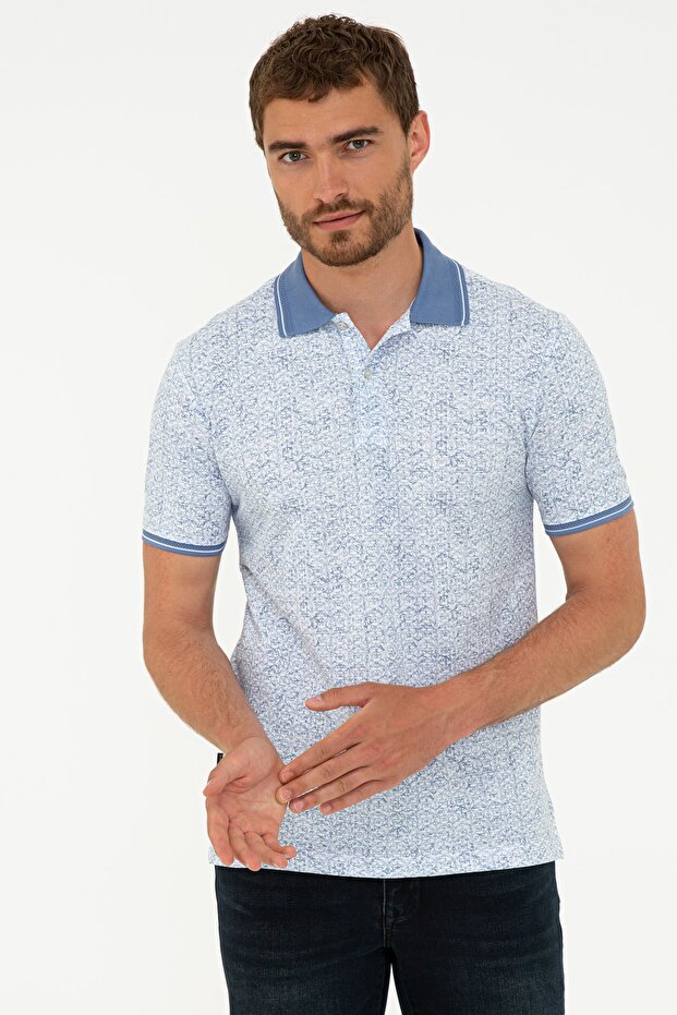 Blue Men's T-Shirt G021SZ011.000.1201203