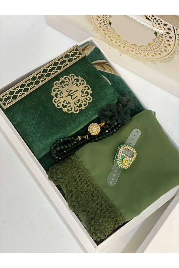 Prayer Rug Bundle Set 5 Pieces - 1