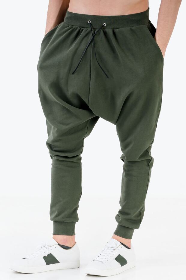 Oversized Haki Erkek Eşofman Altı - 2