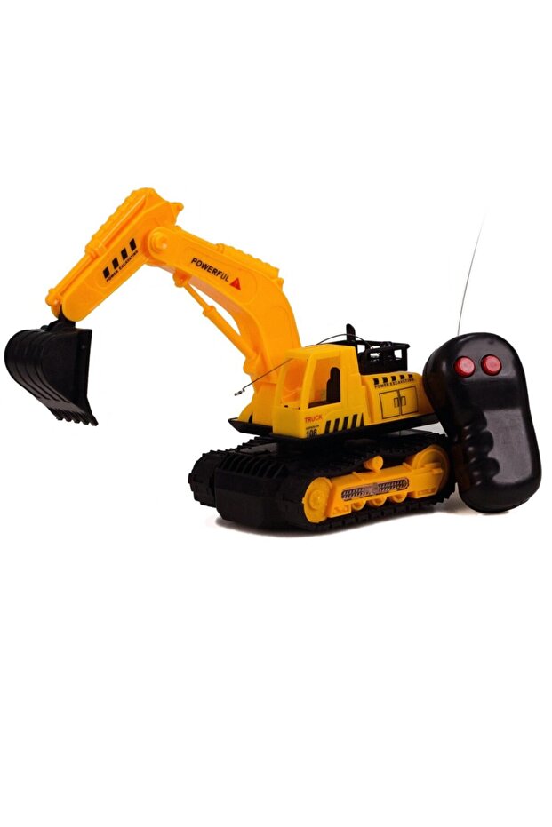 2 وظيفة لعبة مغرفة لودر أطفال بالريموت كنترول - 1