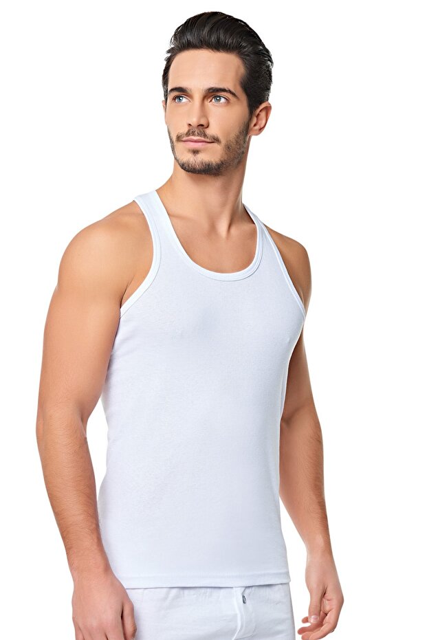 Seher Yıldız Erkek Ribana Sporcu Atlet Beyaz 0058