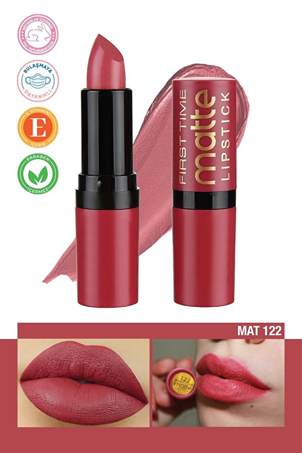 Fırst Tıme Rich Matte Lipstick - 122 - 1