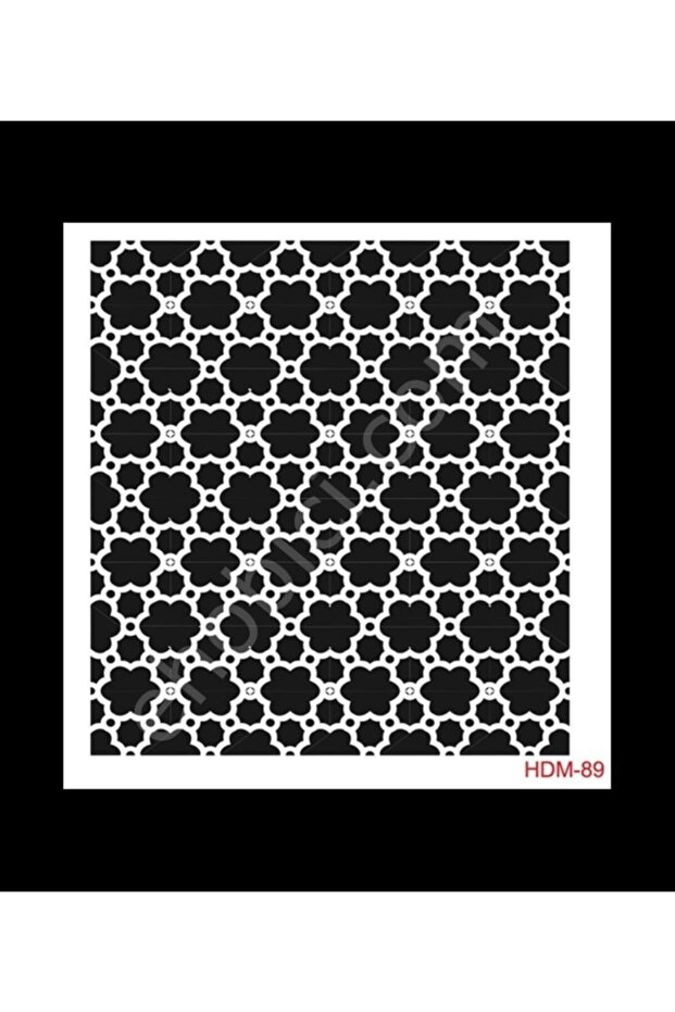 Hdm89 ديكور المنزل استنسل ميدي (25x25)