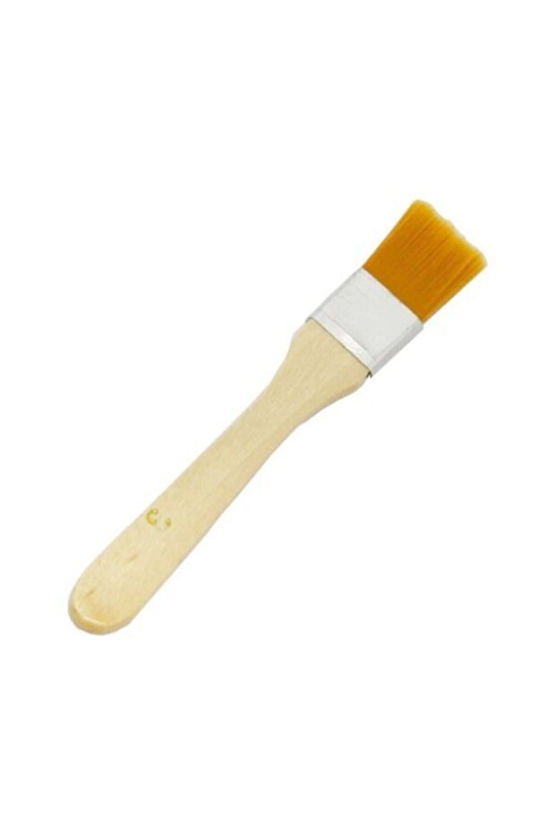 Economic Series Floor Brush Yellow Synthetic Natural Handle 25mm No:4