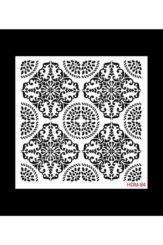 Hdm84 Home Decor Stencil 25X25